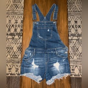 Arizona Jeans Denim Shorts Overalls